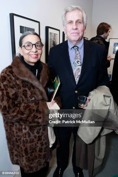 Gail Buckley and Kevin Buckley attend TIMOTHY GREENFIELD-SANDERS And CYNTHIA MACADAMS Gallery Opening at Steven Kasher Gallery on January 28, 2010 in...