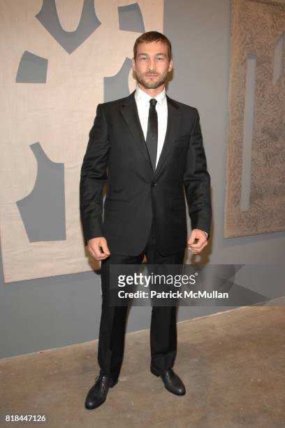 Andy Whitfield attends CALVIN KLEIN COLLECTION & LOS ANGELES NOMADIC DIVISION CELEBRATE L.A. ARTS MONTH & ART LOS ANGELES CONTEMPORARY at Los Angeles...