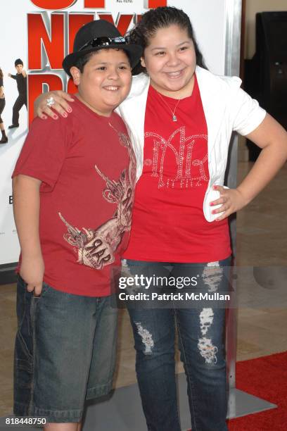 Rico Rodriguez and Raini Rodriguez attend "The Spy Next Door" Los Angeles Premiere at The Grove on January 9, 2010 in Los Angeles, California.