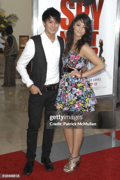 Booboo Stewart and Fivel Stewart attend "The Spy Next Door" Los Angeles Premiere at The Grove on January 9, 2010 in Los Angeles, California.