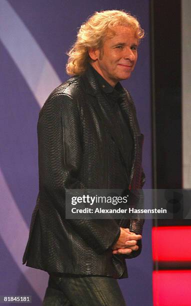 Presenter Thomas Gottschalk attends the Bavarian Sport Award 2008 at the International Congress Center Munich on July 7, 2008 in Munich, Germany.