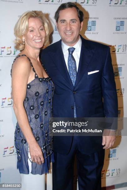 Guest and Paul Rosengard attend YMA FASHION SCHOLARSHIP FUND Presents The 2010 FSF GEOFFREY BEENE NATIONAL SCHOLARSHIP AWARDS DINNER at Cipriani 42nd...