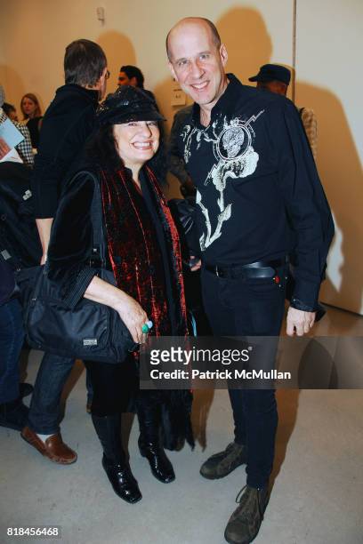 Judy Negron and Evan Laurence attend VISUAL AIDS 13th ANNUAL "POSTCARDS FROM THE EDGE" PREVIEW COCKTAIL PARTY, Featuring THE IMPERIAL COURT OF NEW...