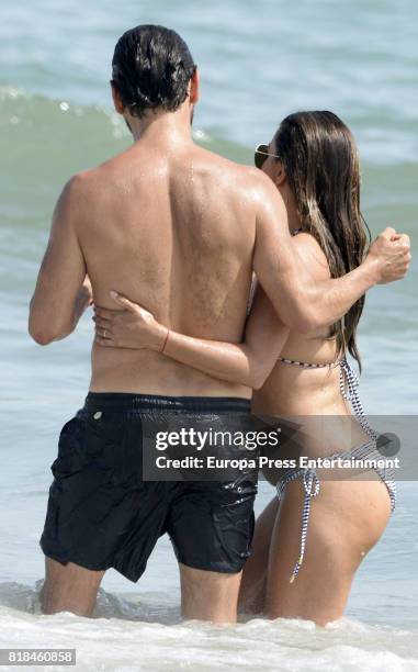 Eva Longoria and her husband Pepe Baston have been on July 18, 2017 in Marbella, Spain.