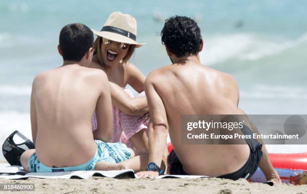 Eva Longoria and her husband Pepe Baston have been on July 18, 2017 in Marbella, Spain.