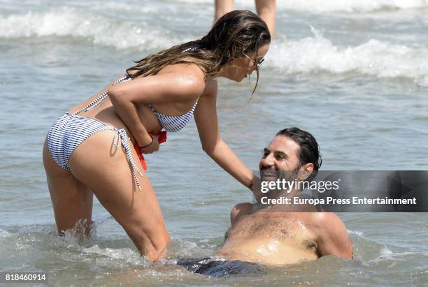 Eva Longoria and her husband Pepe Baston have been on July 18, 2017 in Marbella, Spain.