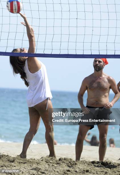 Eva Longoria and her husband Pepe Baston have been on July 18, 2017 in Marbella, Spain.