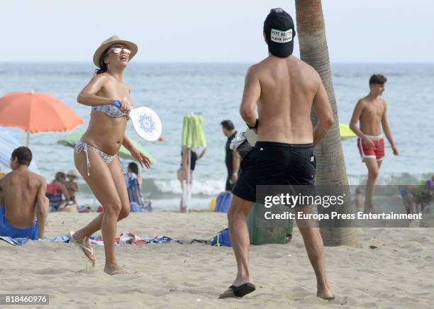 Eva Longoria and her husband Pepe Baston have been on July 18, 2017 in Marbella, Spain.