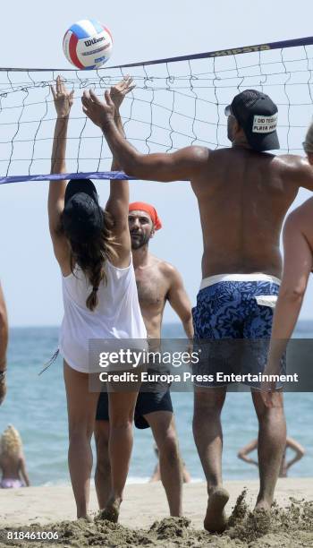 Eva Longoria and her husband Pepe Baston have been on July 18, 2017 in Marbella, Spain.