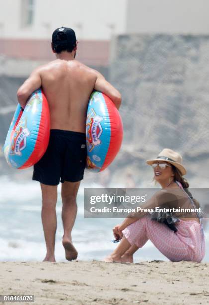 Eva Longoria and her husband Pepe Baston have been on July 18, 2017 in Marbella, Spain.