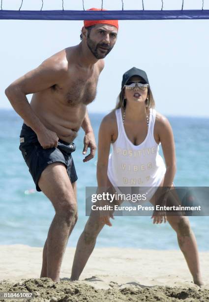 Eva Longoria and her husband Pepe Baston have been on July 18, 2017 in Marbella, Spain.