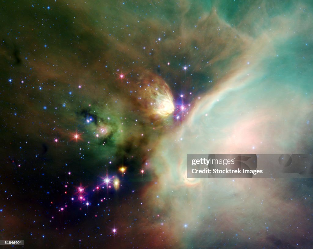 The Rho Ophiuchi dark cloud.