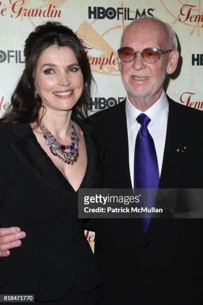 Julia Ormond and Mick Jackson attend HBO FILMS Host the New York Premiere of TEMPLE GRANDIN at Time Warner Screening Room on January 26, 2010 in New...