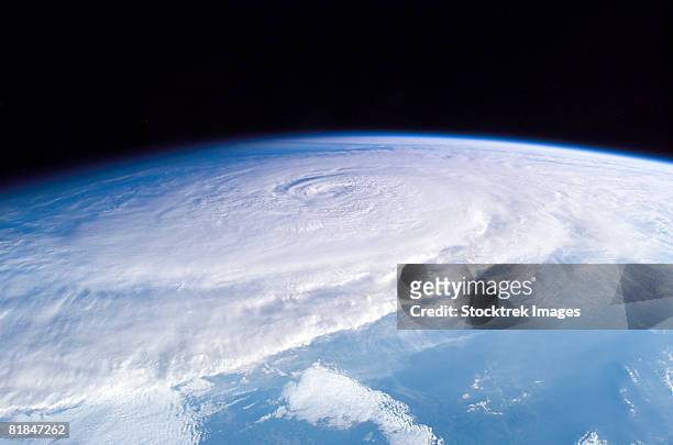 typhoon saola - pacific ocean from space stock pictures, royalty-free photos & images