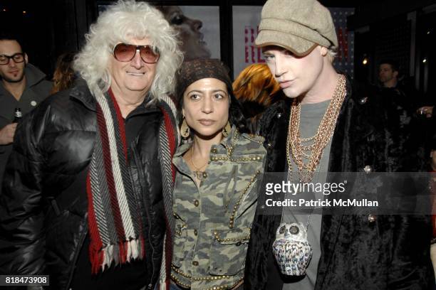 Allan Pollack, Ivy Supersonic and Richie Rich attend SUSANNE BARTCH and DAVID BARTON host the Launch of REEM at David Barton Gym on January 22, 2010...