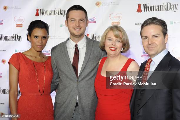 Grasie Mercedes, Damien Fahey, Jane Chesnutt, Carlos Lamadrid attend Women’s Day Presents the Sixth Annual Red Dress Awards at Jazz at Lincoln Center...