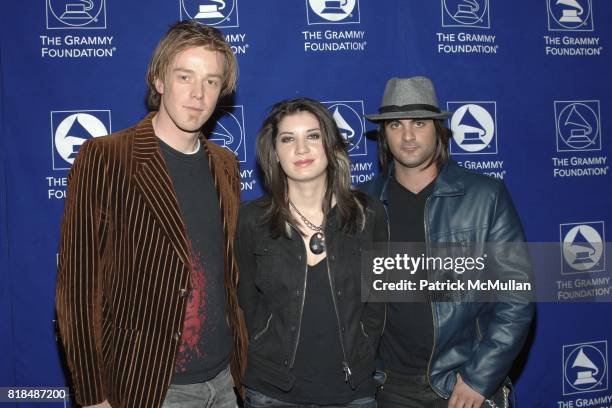 Sick Puppies attend "Music In Focus": Grammy Foundation's 11th Annual Music Preservation Event at Wilshire Ebell Theatre on February 04, 2009 in Los...