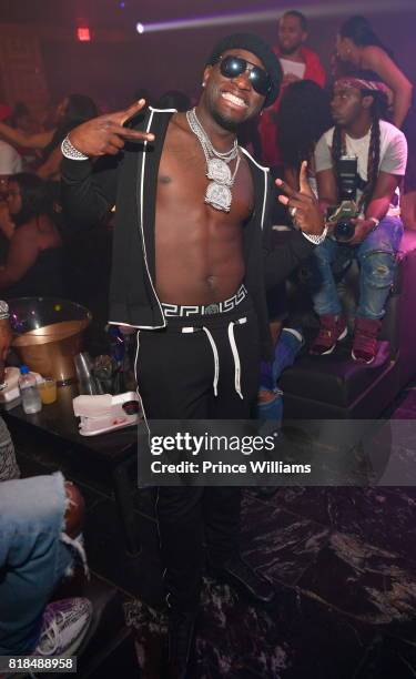 Rapper Ralo attends The Travis Scott after Party at Medusa Lounge on July 18, 2017 in Atlanta, Georgia.