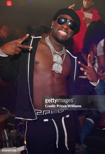 Rapper Ralo attends The Travis Scott after Party at Medusa Lounge on July 18, 2017 in Atlanta, Georgia.