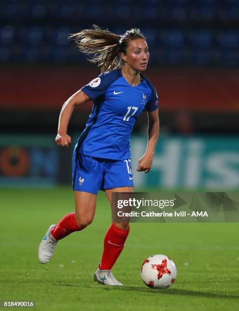 Gaetane Thiney of France Women during the UEFA Women's Euro 2017 match between France and Iceland at Koning Willem II Stadium on July 18, 2017 in...