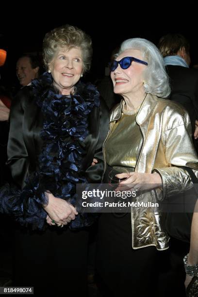 Brigid Berlin, Anne Slater attend INTERVIEW celebrates Patrick McMullan's 20th Anniversary at Elaine's on February 10, 2009 in New York City.