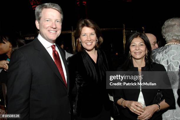 David Westin, Sherri Westin, Sheila Nemazee attend the International Women’s Health Coalition 2009 Gala at Cipriani 42nd Street on February 10, 2009...