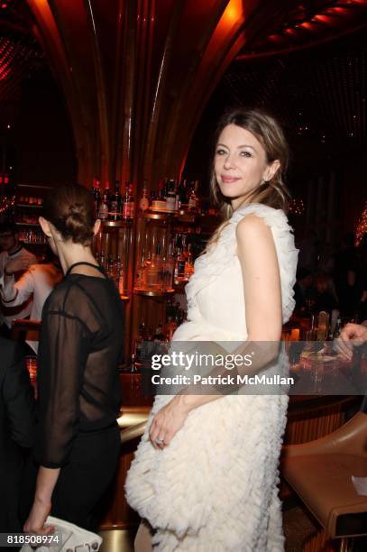 Sasha Lazard attend The Launch of SASHA LAZARD'S "Myth of Red" Concert Series at the Top of The Standard Hotel on December 09, 2009 in New York City.