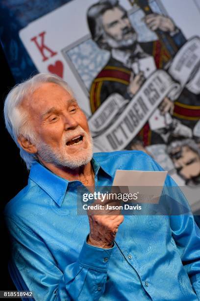 Recording artist Kenny Rogers announces All In For The Gambler: Kenny Rogers' Farewell Concert Celebration at WME on July 18, 2017 in Nashville,...