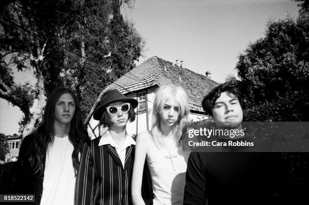 Musical group Starcrawler is photographed for Rough Trade Magazine on July 3, 2017 in Los Angeles, California.