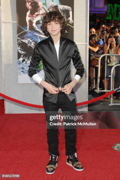 Adam G. Sevani attends World Premiere of STEP UP 3D at El Capitan Theatre on August 2, 2010 in Hollywood, CA.