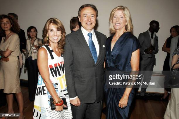Suzi Cordish, Valentin Hernandez and Liz Peek attend The Couture Council Summer Party at The French Embassy on August 17, 2010 in New York City.