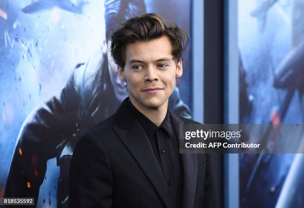 Singer/actor Harry Styles attends the Warner Bros. Pictures 'DUNKIRK' US premiere at AMC Loews Lincoln Square on July 18, 2017 in New York City. /...