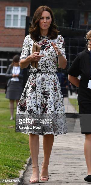 Catherine, Duchess of Cambridge visits Stutthof, the former Nazi Germany Concentration Camp during day 2 of their Royal Tour of Poland and Germany on...