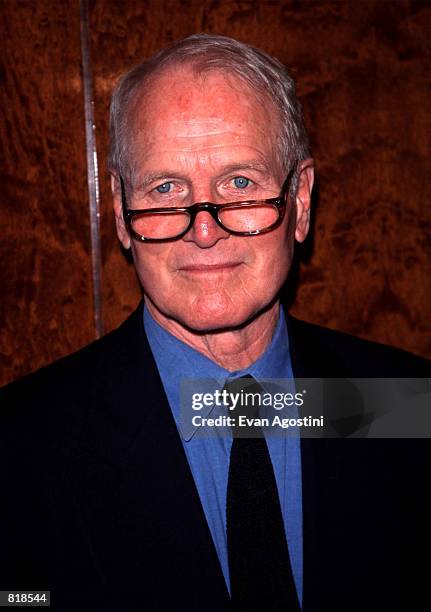 Actor Paul Newman during a press conference in New York on November 18, 1999 where it was announced that Newman and a group of chief executive...