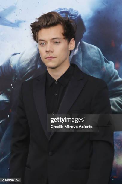 Actor/singer Harry Styles attends the "DUNKIRK" New York Premiere on July 18, 2017 in New York City.