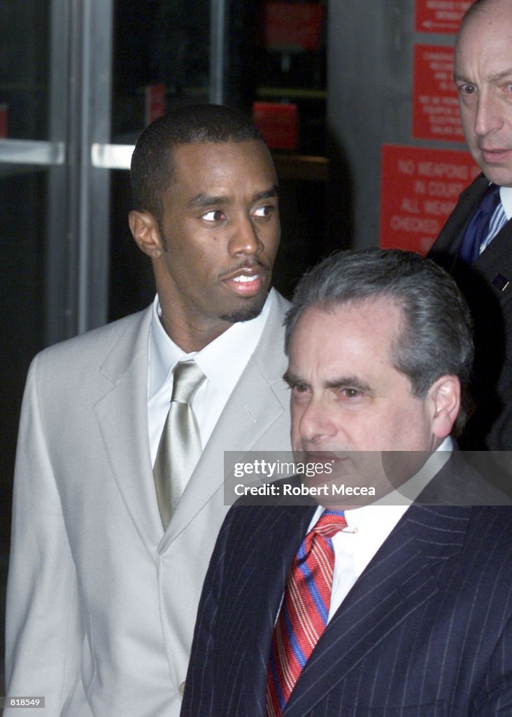Puff Comb Sean Puffy Combs, left, leaves Manhattan State Supreme Court March ...