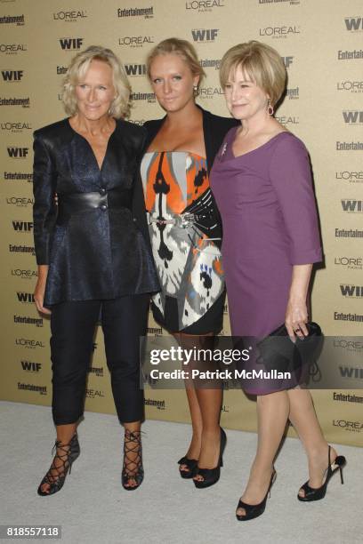 Glenn Close, Annie Maude Starke and Mary Kay Place attend The 2010 Entertainment Weekly and Women In Film Pre-Emmy Party Sponsored by L'Oreal Paris...