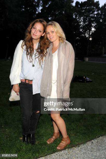 Courtney Kennedy and Emily Ward attend The WATERMILL CONCERT 2010 "Last Song Of Summer" at The Watermill Center on August 28, 2010 in Watermill, NY.