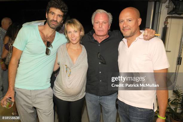 Jorn Weisbrodt, Karin Dauch, Roger Ferris and Massimo Tassan-Solet attend The WATERMILL CONCERT 2010 "Last Song Of Summer" at The Watermill Center on...