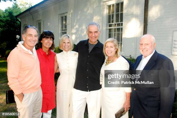 Rick Reiss, Bonnie Reiss, Dale Atkins Rosen, Rob Rosen, Ninah Lynne and Michael Lynne attend GUILD HALL SUMMER GALA, CELEBRATING THE OPENING OF THE...