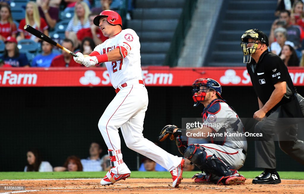 Washington Nationals v Los Angeles Angels of Anaheim