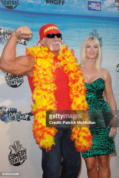 Hulk Hogan and Jennifer McDaniel attend COMEDY CENTRAL ROASTS DAVID HASSELHOFF at Sony Pictures Studios on August 1, 2010 in Culver City, CA.