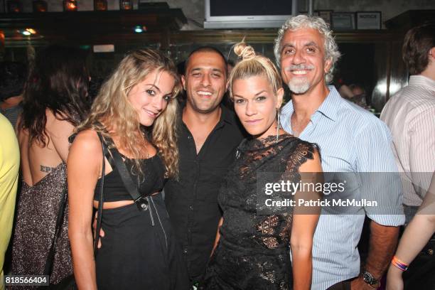 Chelsea Leyland, Ben Pundole, Jenne Lombardo and Ric Pipino attend DeLeón Tequila Presents The Nur Khan Sessions with The Dead Weather at Don Hill's...