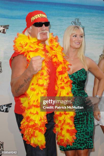 Hulk Hogan and Jennifer McDaniel attend COMEDY CENTRAL ROASTS DAVID HASSELHOFF at Sony Pictures Studios on August 1, 2010 in Culver City, CA.