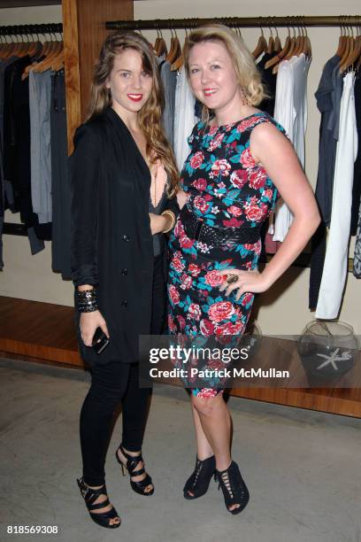 Carly Santarelli and Kelly Mathis attend Shopping and Champagne at ARCADE BOUTIQUE Hosted by Q MAGAZINE along with Kasey Crown, Flo Fulton, Elizabeth...