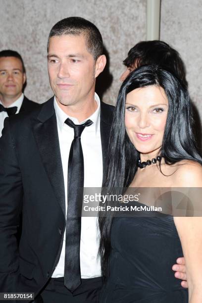 Matthew Fox and Margherita Ronchi attend HBO EMMY After Party at Pacific Design Center on August 29, 2010 in West Hollywood, CA.