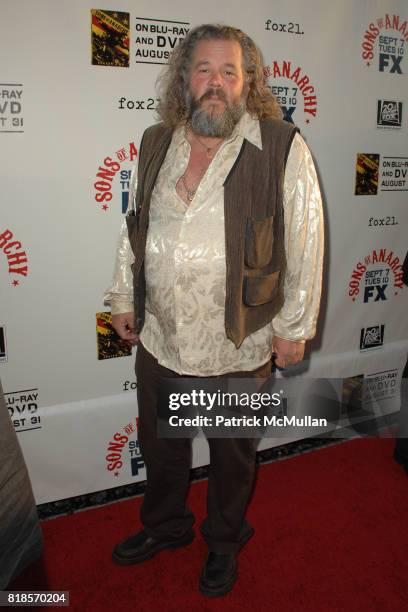 Mark Boone Junior attends SONS OF ANARCHY Los Angeles Premiere at The Arclight Theatre on August 30, 2010 in Hollywood, CA.