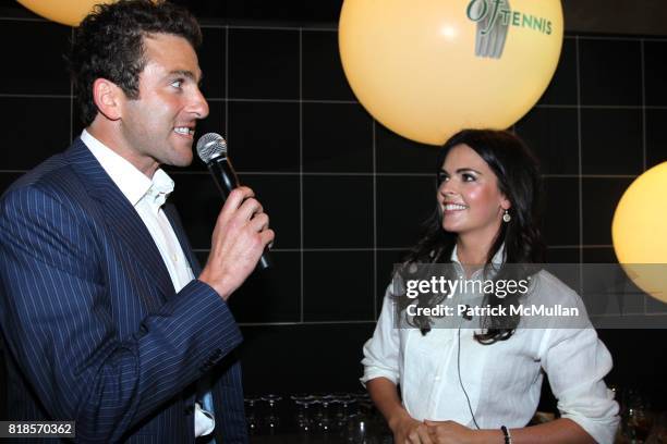 Justin Gimelstob and Katie Lee attend 11th Annual BNP PARIBAS TASTE OF TENNIS at W New York on August 26, 2010 in New York City.