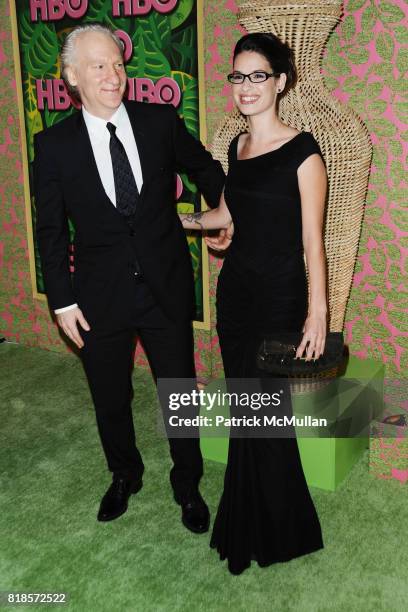 Bill Maher and Cara Santa Maria attend HBO EMMY After Party at Pacific Design Center on August 29, 2010 in West Hollywood, CA.