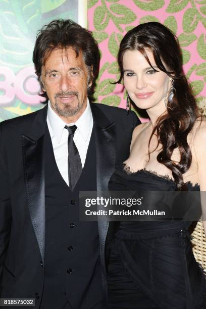 Al Pacino and Lucila Sola attend HBO EMMY After Party at Pacific Design Center on August 29, 2010 in West Hollywood, CA.